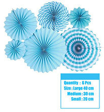 Load image into Gallery viewer, GoGoGoodie Ocean Theme Birthday Party Decorations Shark Birthday Decorations for Boys - Under the Sea Party Include Sea Animal Balloons birthday Banner Navy Blue Hanging Paper Fans Latex Balloons
