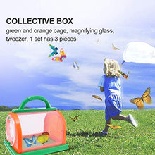 Load image into Gallery viewer, NUOBESTY Back Yard Insect Cage Bug House with Catching Tools Outdoor Explorer Kit Bug Catcher Kit for Kids (Orange Green)
