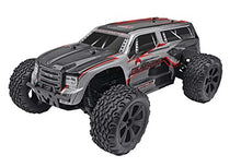 Load image into Gallery viewer, Redcat Racing Blackout XTE 1/10 Scale Electric Monster Truck with Waterproof Electronics, Silver/Red SUV
