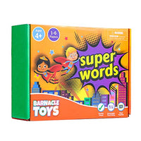 Super Words - CVC Word Builders, Phonics Games, Rhyming Words Game for Kids, Kindergarten Learning Games, Match it Puzzles for Toddlers, Learn to Read Game, CVC Words for Kindergarten Activities