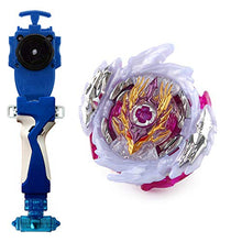Load image into Gallery viewer, Bey Battling Top Blade Burst Starter Booster B-168 Rage Longinus .Ds&#39; 3A Toy +String Burst Bey Launcher LR (Left &amp; Right Turning) + String Launcher Grip + Weight Damper(Blue)
