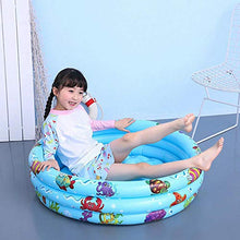 Load image into Gallery viewer, ZZK Children&#39;s Inflatable Swimming Pool Outdoor Baby Swimming Pool Portable Water Game Cylinder Baby Inflatable Swimming Pool Kids Swimming Bathing Pool,C,150X25cm
