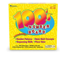 Load image into Gallery viewer, Learning Resources Hundred Number Board, Plastic
