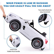Load image into Gallery viewer, TOBBI 12V Licensed Mercedes Benz Kids Car Electric Ride On Car Motorized Vehicle with Remote Control, 2 Powerful Motors, LED Lights, MP3 Player/USB Port/TF Interface, White
