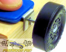 Load image into Gallery viewer, Pinewood Pro PRO Axle Inserter Guide from for Inserting axles in Pinewood Blocks
