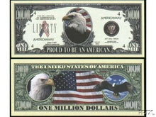 Load image into Gallery viewer, Set of 10 - American Eagle Pride Million Dollar Bills
