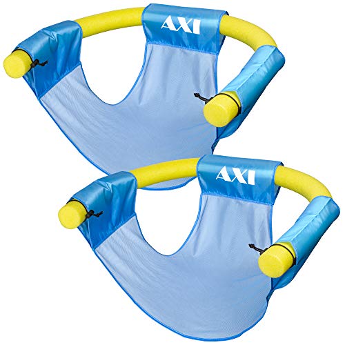 Pool Noodle Chair - Pool Float for Adults & Kids, Add One or Two Noodles. Suitable for Lake, Ocean, River, Pool... Great Pool Accessories, 2 Piece Value Pack. Pool Noodles not Included