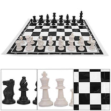Load image into Gallery viewer, Velaurs Fine Workmanship Sturdy Foldable Lightweight International Chess Set, International Chess, for Indoor Activities Travel Home Outdoor Outdoor Activities
