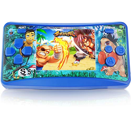 JJFUN Retro Handheld Game Console for Kids, Built-in 182 Classic Games Arcade Entertainment Gaming System, 2.5