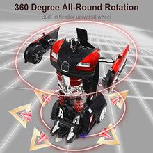 Load image into Gallery viewer, Trimnpy RC TransformRobot Toy Remote Control Car for Kid, Hobby Deformation Vehicles, 360 Speed Drifting with One Button Transformation 1:18 Scale, 6-18 Year Old Boys &amp; Girls Birthday Gifts (Red)
