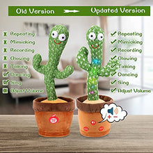 Load image into Gallery viewer, Emoin [Adjustable Volume Control] Dancing Cactus Toy Baby Toys 6 to 12 Month, Baby Toys Dancing Talking Cactus for Boys Girls Talking Cactus Toy Repeats What You Say Mimicking Cactus Toy for Babies
