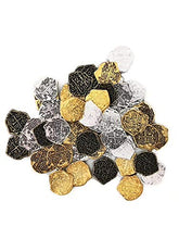 Load image into Gallery viewer, Seven Seas Pirates Toy Metal Gold and Silver Colored Treasure Doubloons - 100 Tokens
