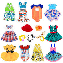 Load image into Gallery viewer, ebuddy 10 Sets Doll Clothes and Accessories for 14 to 14.5 Inch Dolls
