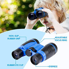 Load image into Gallery viewer, INNOCHEER Explorer Kit &amp; Bug Catcher Kit for Kids Outdoor Exploration with Vest, Hat, Binocular, Telescopic Butterfly Net, Magnifying Glass, Whistle and Bugs Book for Boys Girls 3-12 Years Old (Blue)
