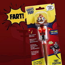 Load image into Gallery viewer, FARTING Poop Emoji KARATE Pen - PUNCHING ARMS, Christmas Stocking Stuffers Kids Love, Poop Toy for Kids, Christmas Toys 2022, Silly Gifts for Secret Santa, Funny Pens, Xmas Poop Toys, Poop Emoji Gifts
