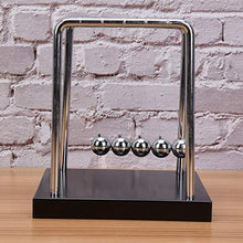 Load image into Gallery viewer, Oumefar Table Decoration Newton&#39;s Cradle Balance Ball Wooden Base Newton&#39;s Cradle for Desktop
