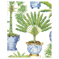 Caspari Potted Palms Bridge Tally Sheets, 60 Sheets Included