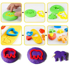 Load image into Gallery viewer, Oun Nana Playdough Tools 20 PCS Play Dough Tools Set for Kids, Various Shape Playdough Cutters &amp; Rollers, Random Color
