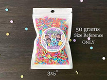Load image into Gallery viewer, 50g Jingle Bell Christmas Polymer Clay Sprinkles Colorful Fake Candy Sweets Sugar Crystals Sprinkles Decoden Resin Cabochons Decorations for Fake Cake Dessert Simulation Food Fake Dessert Polymer Clay
