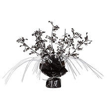 Load image into Gallery viewer, Club Pack of 12 Musical Notes Cascading Foil Black, and Silver Gleam &#39;N Spray Centerpieces 11&#39;&#39;
