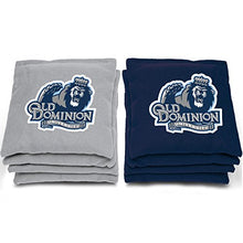 Load image into Gallery viewer, AJJ Cornhole NCAA Old Dominion Monarchs Bags, 6&quot; x 6&quot;, Navy
