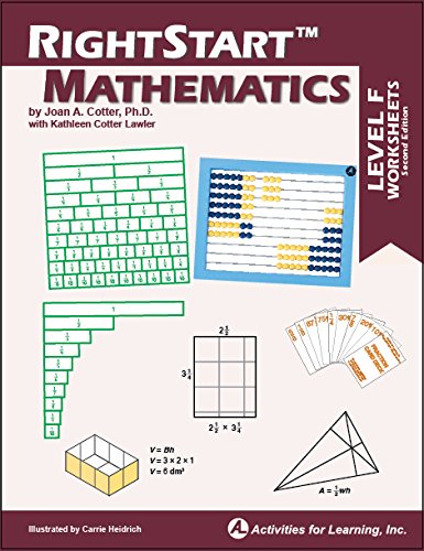 RightStart Mathematics Level F Worksheets