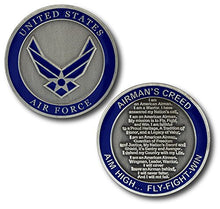 Load image into Gallery viewer, U.S. Air Force The Airman&#39;s Creed Challenge Coin

