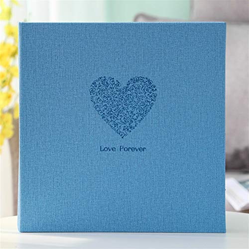 L2F Photo Album Self-Adhesive Family Paste-Type Film Hand-Made Couple Large Capacity 6 Sheets P2H6AB (Color : F, Size : White Inside)