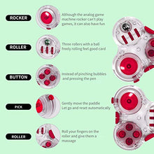 Load image into Gallery viewer, CaLeQi Fidget Toy Hand Toy Fidget Pad Toys Controller Pad Cube with 10 Fidget Functions Perfect for Adults to Kill time Stress Relief ADD, ADHD and Autistic(RED)
