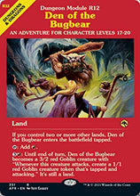 Load image into Gallery viewer, Magic: the Gathering - Den of The Bugbear (351) - Showcase (Dungeon Module Cover) - Foil - Adventures in The Forgotten Realms
