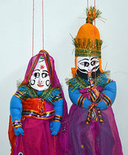 Load image into Gallery viewer, Ethnic Indian Handicrafts Rajasthani Katputli Puppet Pair
