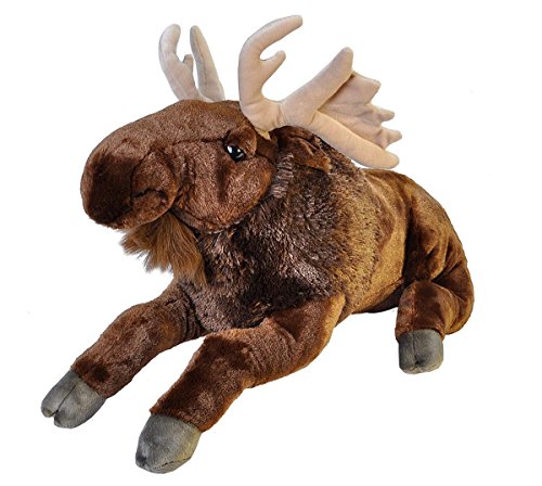 Wild Republic Jumbo Moose Plush, Giant Stuffed Animal, Plush Toy, Gifts for Kids, 30 Inches