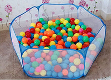 Load image into Gallery viewer, Jacone Portable Cute Blue Hexagon Children Ball Pit, Indoor and Outdoor Easy Folding Ball Play Pool Kids Toy Play Tent with Carry Tote, Balls Not Included
