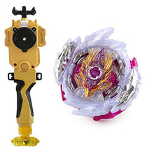 Load image into Gallery viewer, Bey Battling Top Blade Burst Starter Booster B-168 Rage Longinus .Ds&#39; 3A Toy +String Burst Bey Launcher LR (Left &amp; Right Turning) + String Launcher Grip + Weight Damper(Gold)
