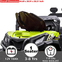 Load image into Gallery viewer, sopbost 4X4 Ride-On UTV Buggy 12V Ride On Toy Car w/ 2.4G Remote Control Electric Ride On Off-Road Truck Car with Spring Suspension for Kids Toddlers, Music Play, Green
