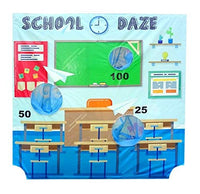 TentandTable Replacement Air Frame Game Panel | School Daze | Ball and Bean Bag Toss Panel with Net | Use with Air Frame Game Frame | for Backyards, Carnivals, Schools, Birthday Parties