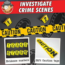 Load image into Gallery viewer, BLOONSY Spy Kit for Kids Detective Fingerprint Toys for 6 7 8 9 10 11 12 Year Old Boys Girls Secret Agent Investigation Science Set
