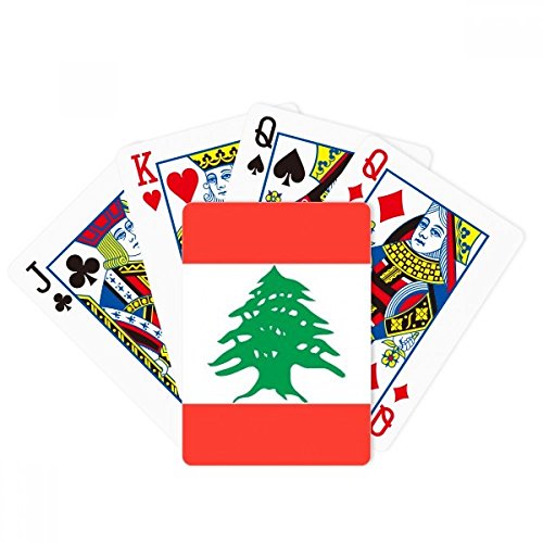 DIYthinker Lebanon National Flag Asia Country Poker Playing Magic Card Fun Board Game