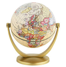 Load image into Gallery viewer, Annova Mini Antique Globe 4-inch / 10 cm - Swivels in All Directions Educational, Decorative, Unique, Small World, Desktop, Vintage (Mini Globe 4&quot;)
