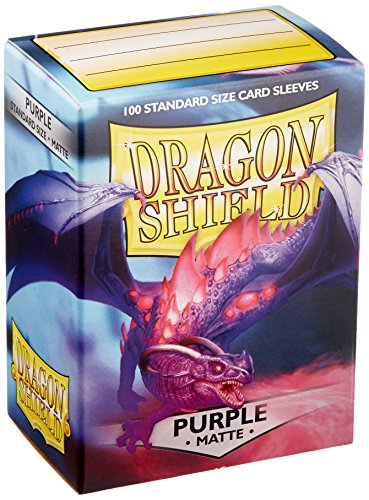 Dragon Shield 11009 Matte Purple Standard Sleeves (100 Sleeves)