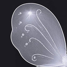 Load image into Gallery viewer, Colle Girls Butterfly Fairy Wings for Fairy Costumes Sparkle Fairy Princess Wings Party Favor White
