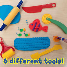 Load image into Gallery viewer, READY 2 LEARN Dough Tools - Set of 6 - Arts and Crafts for Kids - Sculpting Tools to Roll, Cut, Mold and Flatten - Art Supplies for Pottery and Dough
