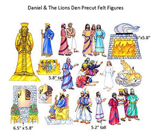Load image into Gallery viewer, Daniel and The Lions Den Felt Figures for Flannel Board Bible Stories Precut
