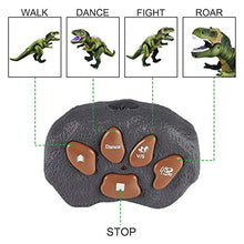 Load image into Gallery viewer, Tuko Remote Conctrol Jurassic World Dinosaur Toys LED Light Up Walking and Roaring Realistic t rex Dinosaur Toys for 3-12 Years Old Boys and Girls (RC Dino)
