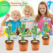 Load image into Gallery viewer, LUKETURE Dancing Singing Cactus, Wriggle Electric Baby Toys for Kids (120 Songs)
