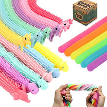 Load image into Gallery viewer, ZaxiDeel Sensory Stretchy Noodles 18PCS - 3 Style Fidget Toys for Kids and Adults with ADD, ADHD, OCD or Autism
