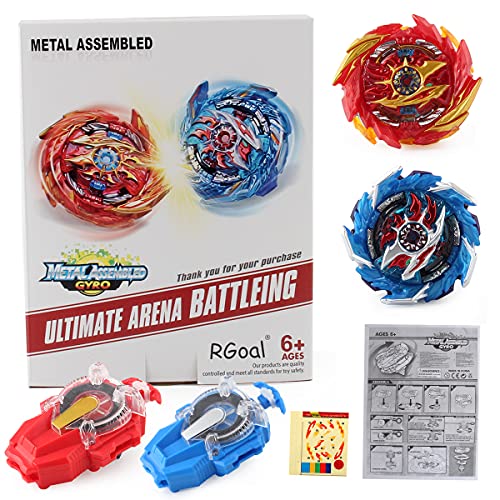 Na Bey Battle Burst Gyro Evolution Attack with Launcher Pack for Battling Tops Game Included (2 in 1)