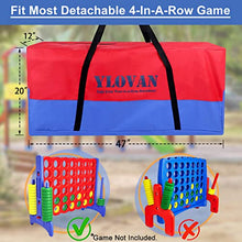 Load image into Gallery viewer, Giant Connect Four Game Carry and Storage Bag - Large &amp; Sturdy Carrying Bag for Jumbo Connect 4 in A Row, Easily Transport / Store Life Size Big Connect Four Outdoor Yard Game (Game Not Included)
