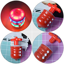 Load image into Gallery viewer, balacoo Kids Party Favors 2pcs Music Tops Gyroscope Toy Light Up LED Toys with Music Flashing Gyro Glow in The Dark Party Favors Educational Toys for Kids Children Red Toy
