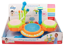 Load image into Gallery viewer, TECHEGE Toys Learn&#39;n&#39;Play Dynamic Drumset Makes Real Drum Sounds, Fun Playing Modes, Play Along or Make Your Own Song, My First Drum Set, Beginner Drum Set, Great Educational Musical Instrument
